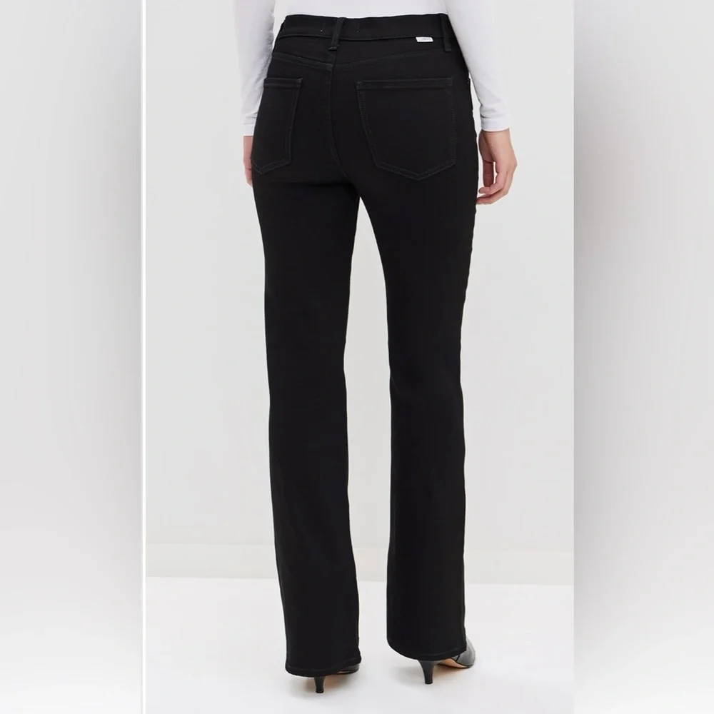 Black denim "covergirl" high rise jeans - Picture 3 of 7